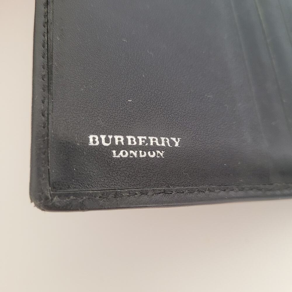 Burberry London Women's Classic Check Plaid Coated Canvas Leather Snap Wallet - Picture 4 of 15